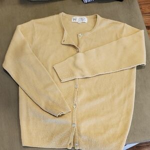 Jack Scotland 💯 cashmere cardigan sand color